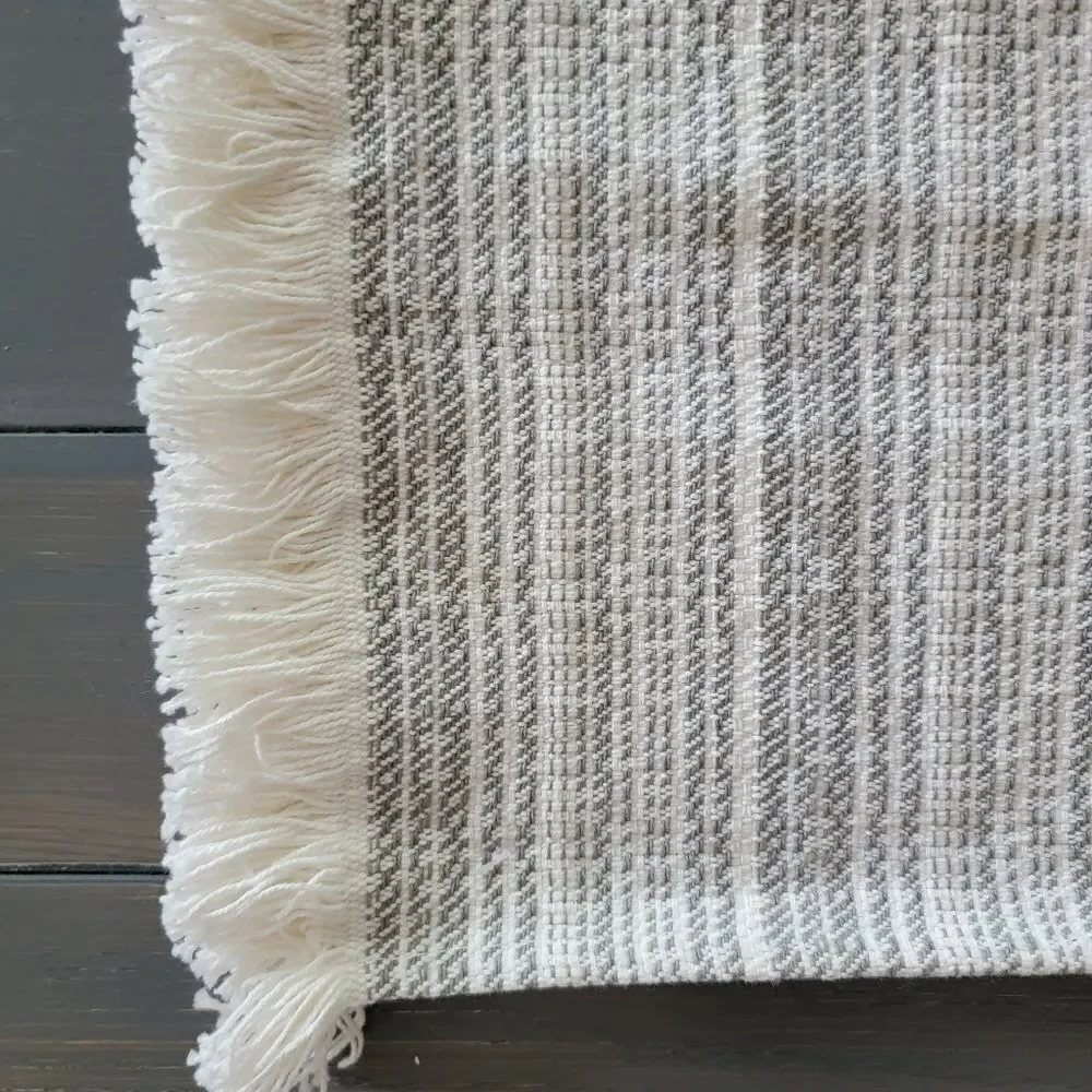 COPY - COPY - COPY - Au Natural 100% cotton grey and winter white 4 pack Fringe…